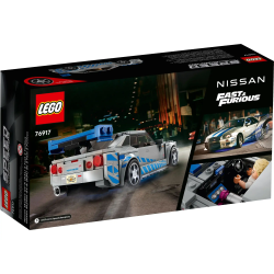LEGO® 76917 Speed Champions - Nissan Skyline GT-R (R34) z filmu „Za szybcy, za wściekli”
